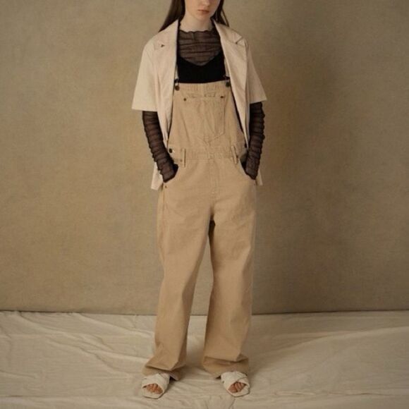 RARE Levi's(R) RED Utility Overalls WANDERING TIME Womens Sz XS - Picture 3 of 9